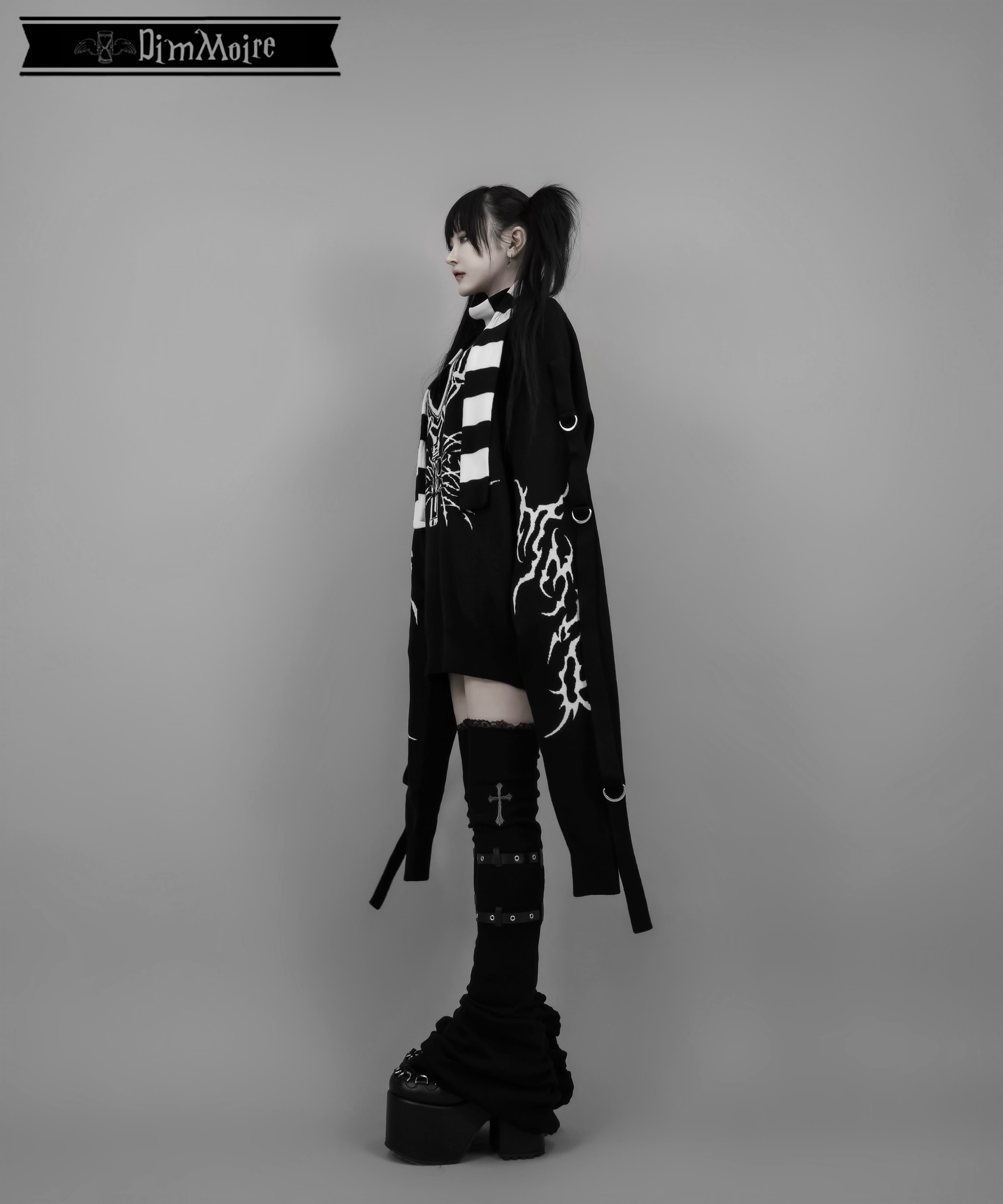 超ロングスリーブニットII【Black】 | DimMoire