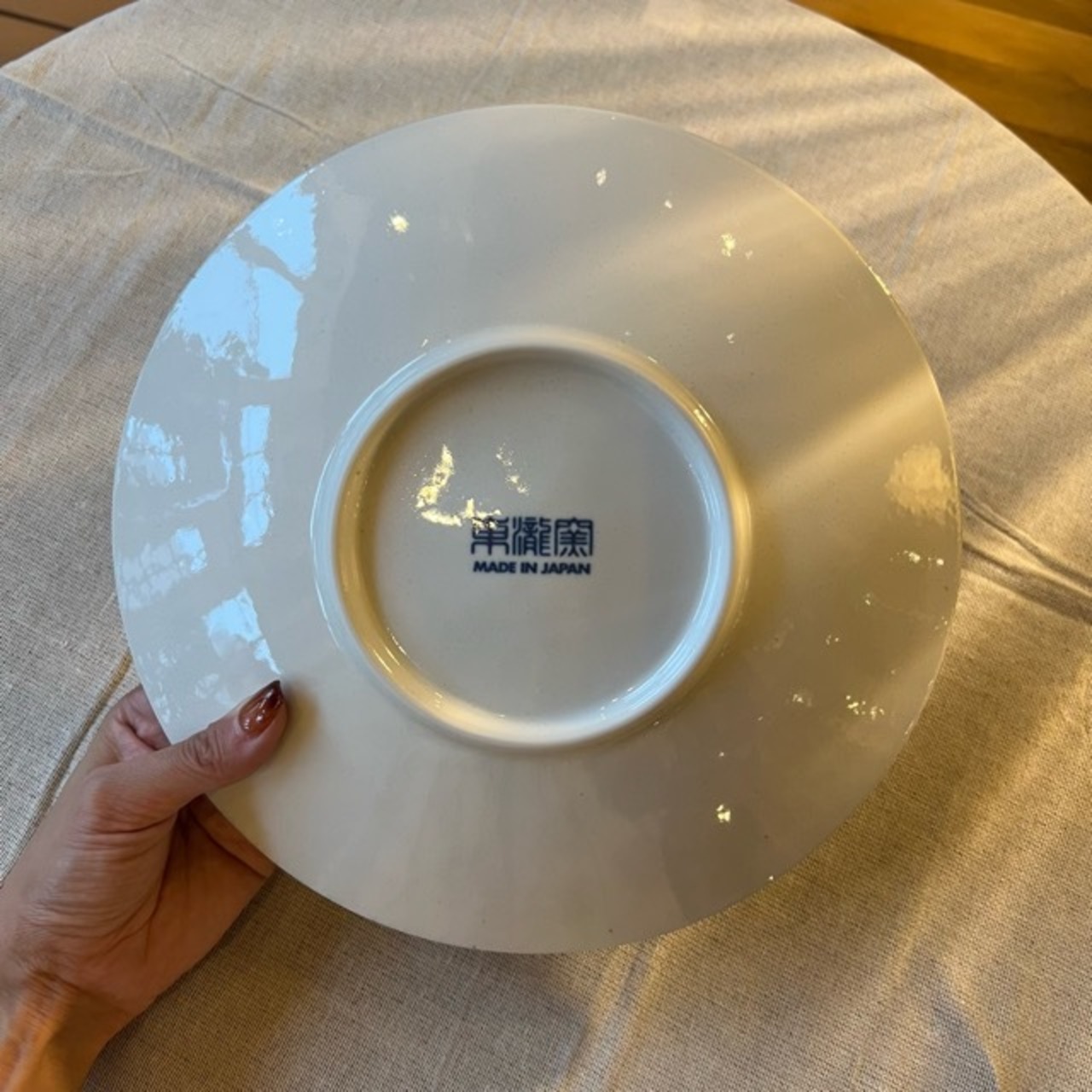 令和粉引8.0皿　2Type　大皿 パスタ皿 日本製 美濃焼 和食器　華　削　和