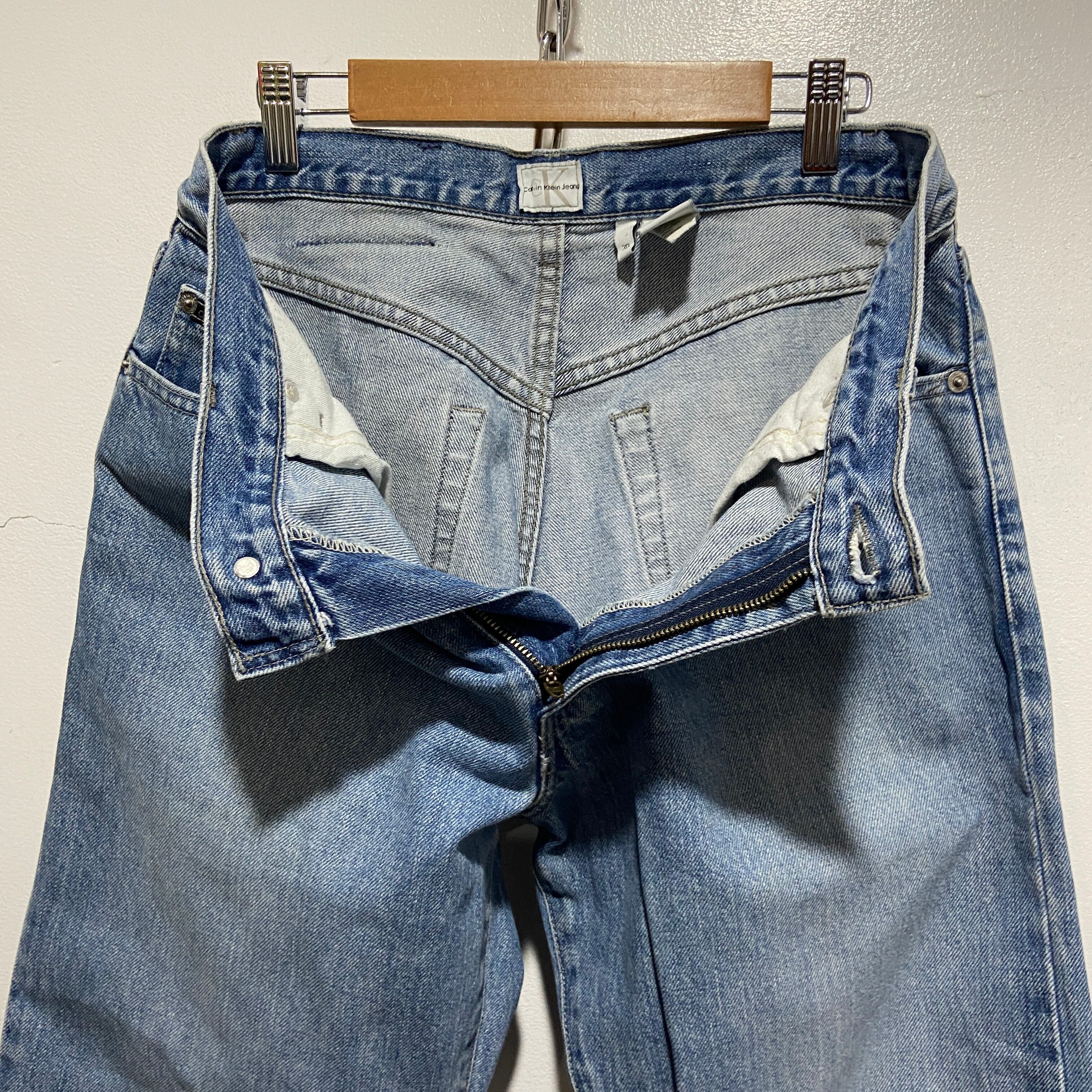 00s CALVIN KLEIN JEANS リネンパンツ W32