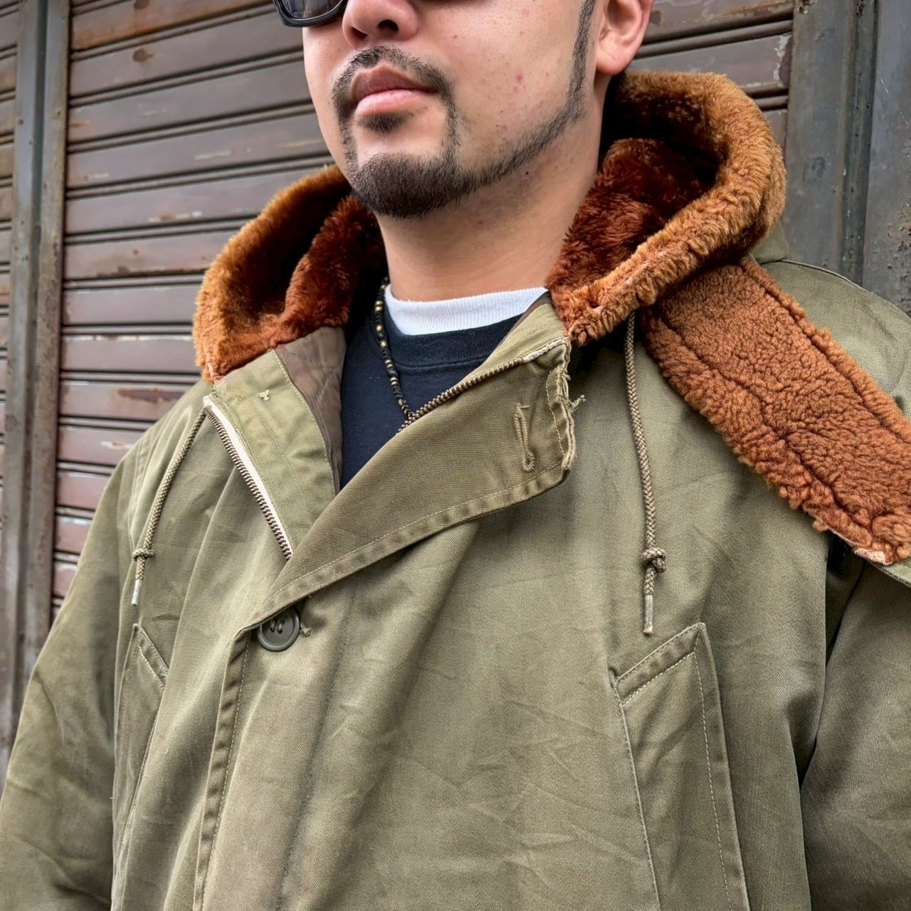 50s USAF 米軍 B-9 フライトジャケット パーカー ヴィンテージ 民間 B