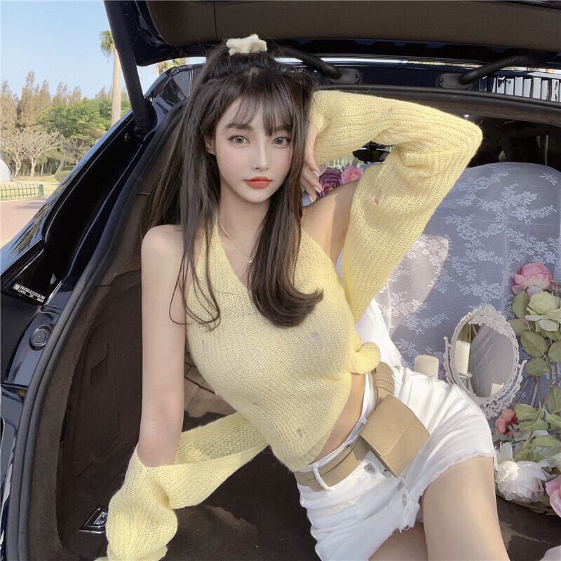 セーター サマーノースリーブ ロング 夏物 YY-ファッション36120221388