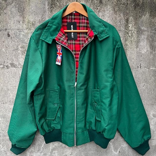 HARRINGTON JACKET MADE IN ENGLAND GREEN | NEVERTRUST