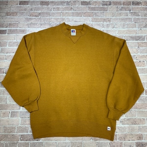 1990'S RUSSELL SWEAT SHIRT BROWN SIZE L USA製
