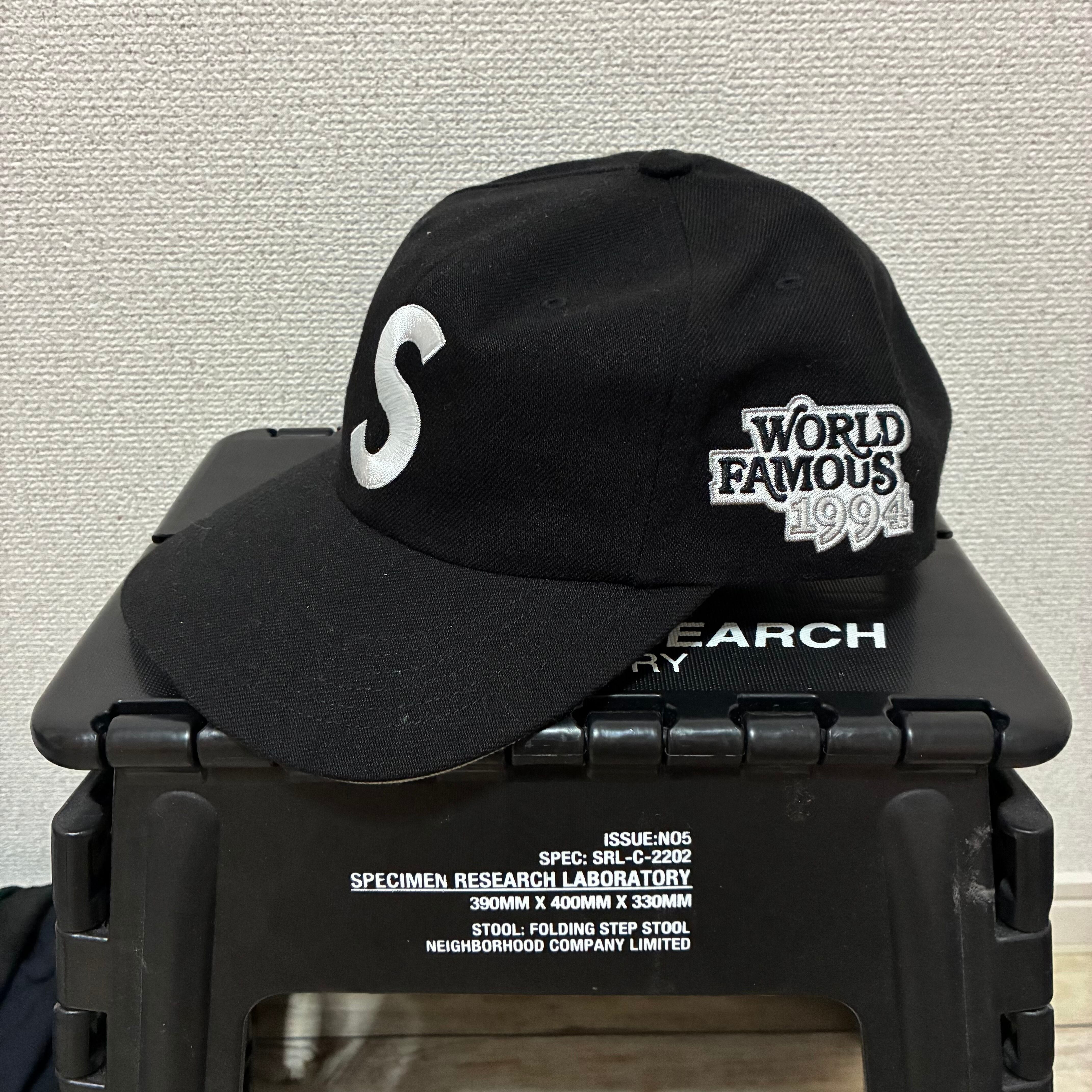 Supreme World Famous S Logo キャップ 黒 ブラック Supreme World Famous S Logo 6-Panel Black - SS25 - US