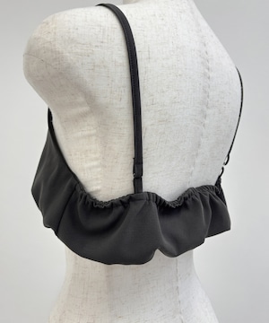 shirring layered bustier