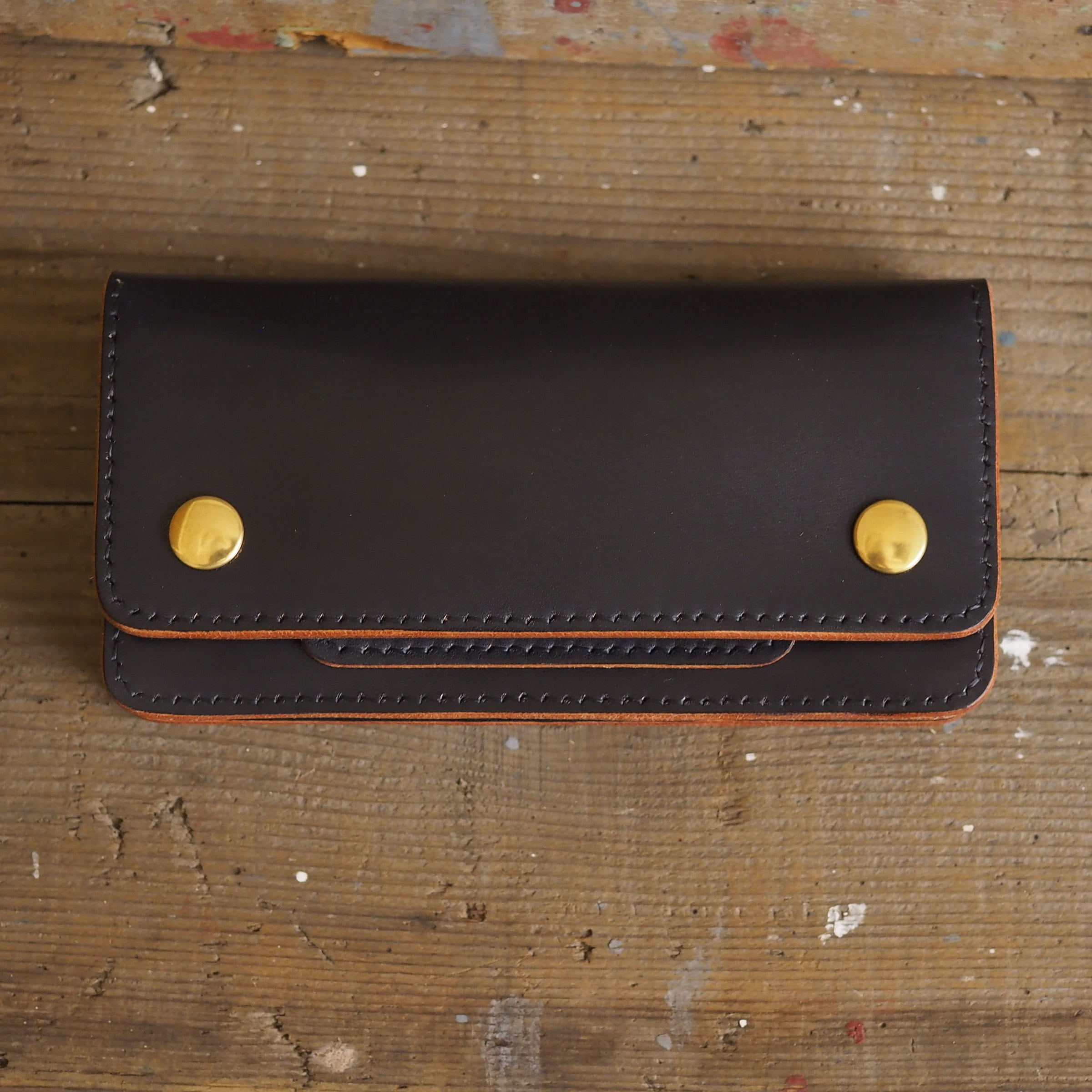 ミドルトラッカーウォレット MTW-01【クロムエクセル / 茶芯