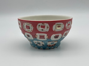浜坂尚子　手彫り茶碗