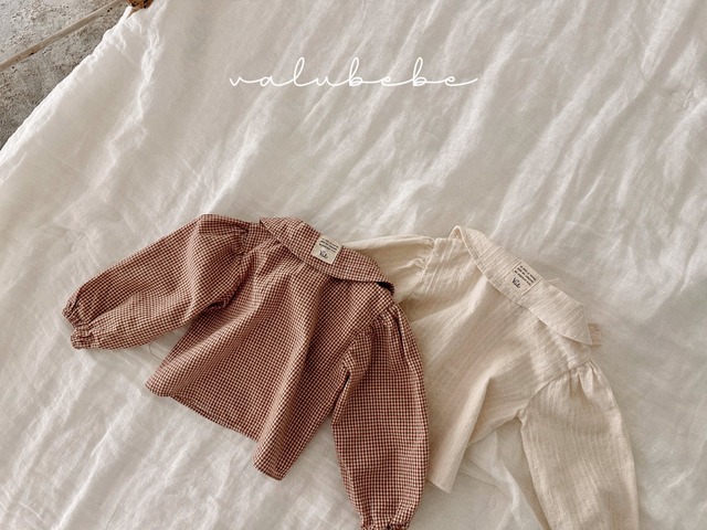 [valubebe] ribbon blouse