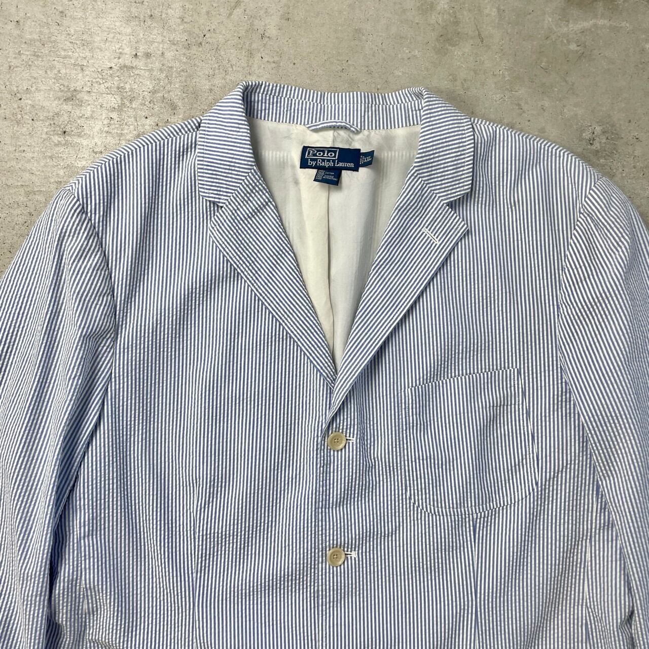 90年代 Polo by Ralph Lauren ポロバイラルフローレン シアサッカー 