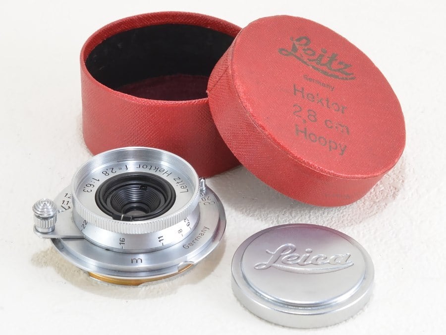 希少】leitz ライカ Hektor 2.8cm Hoopy レンズケース-