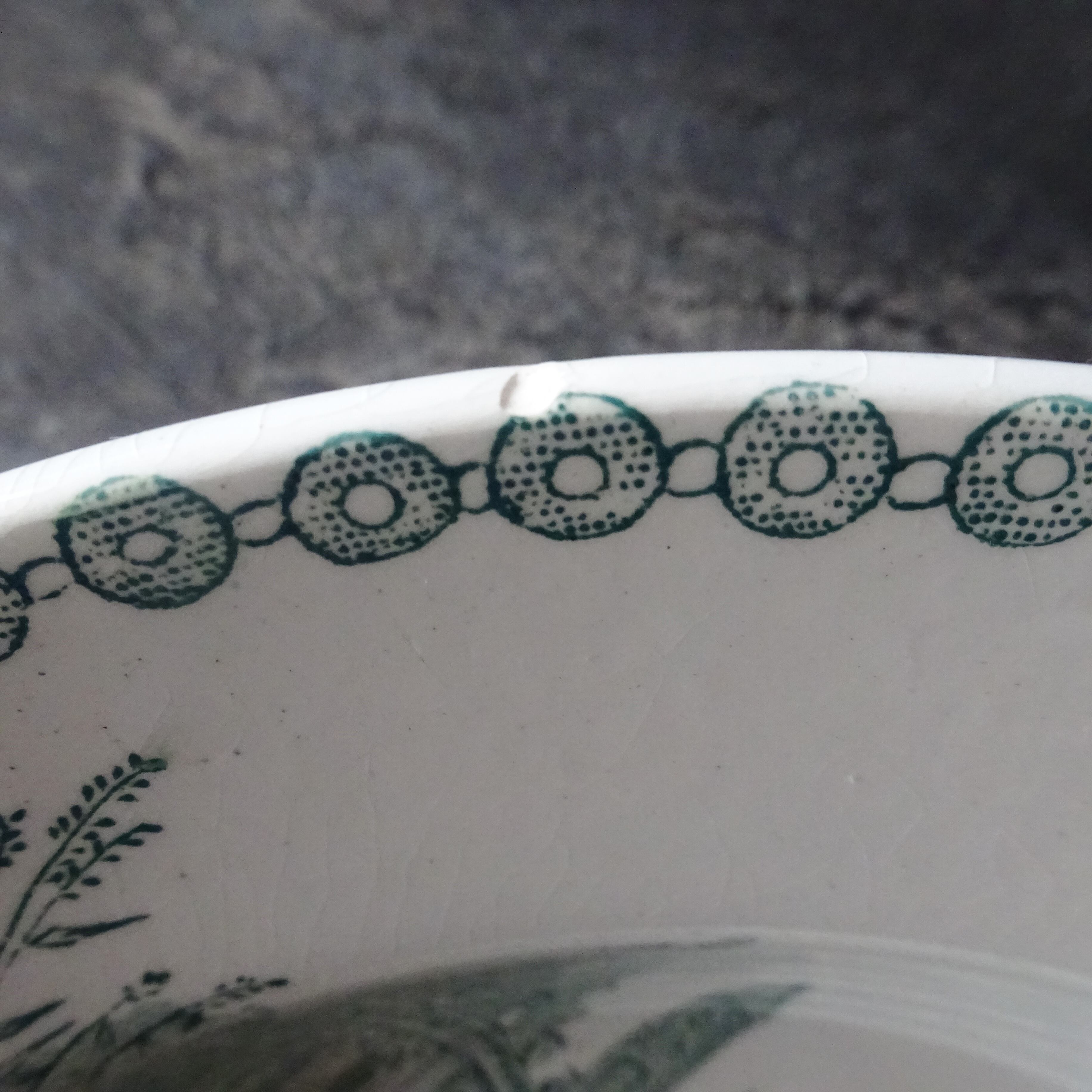 【 Épuisé 】Saint Amand modèle《TRIANON》assiette creuse (A)