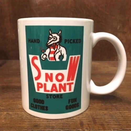 SNOW PLANT WOLF MUG