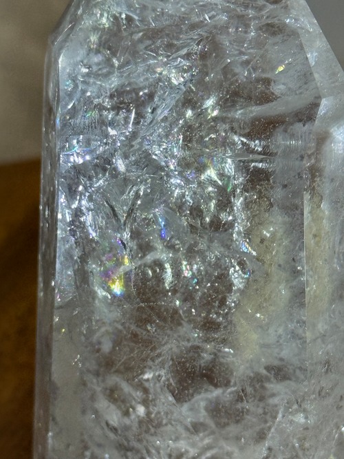 アイリスレムリアン水晶ポイント　セラデカブラル産 175g　001・画像4