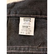 01s "DEAD STOCK" Levi’s 560-0260 BLACK DENIM Size W30L32