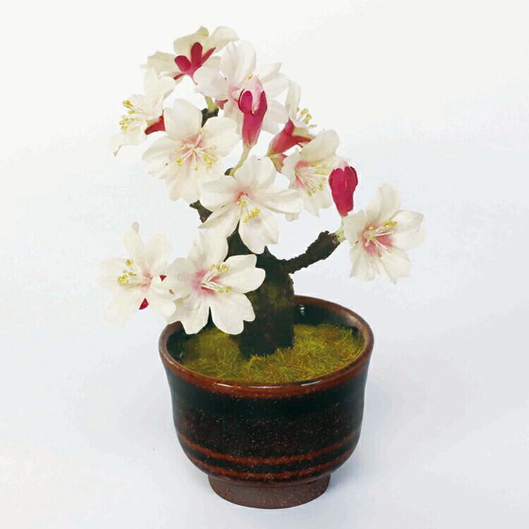 仏具店 仙台 仏具 小物 造花・仏花 『 和紙盆栽＜さくら＞ 』 | 現代
