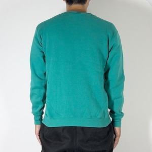 90s Russell Athletic sweatshirt solid green M 古着