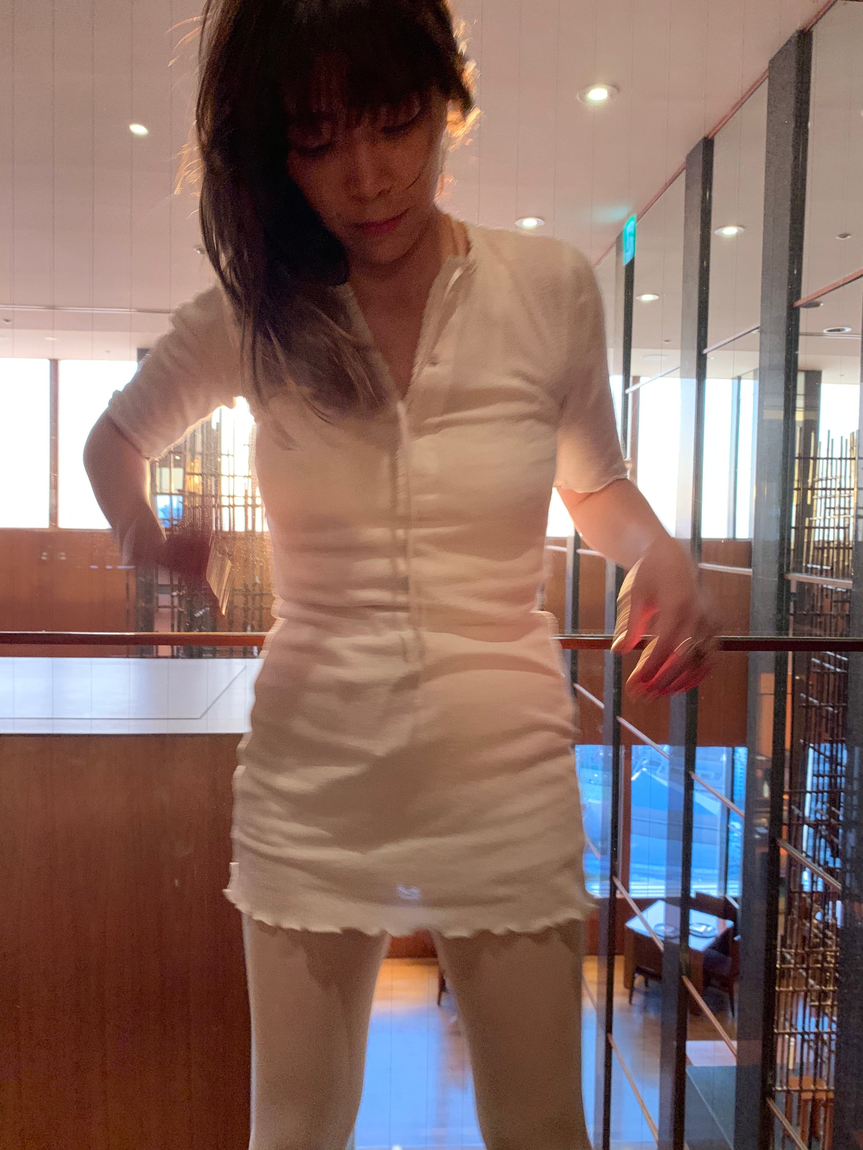 シルバーグレー サイズ Cotton mini OP【papier/パピエ】 - 通販