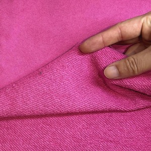 ★TB065◆1.5m◆綿100%裏毛ニット生地◆コーラルピンク