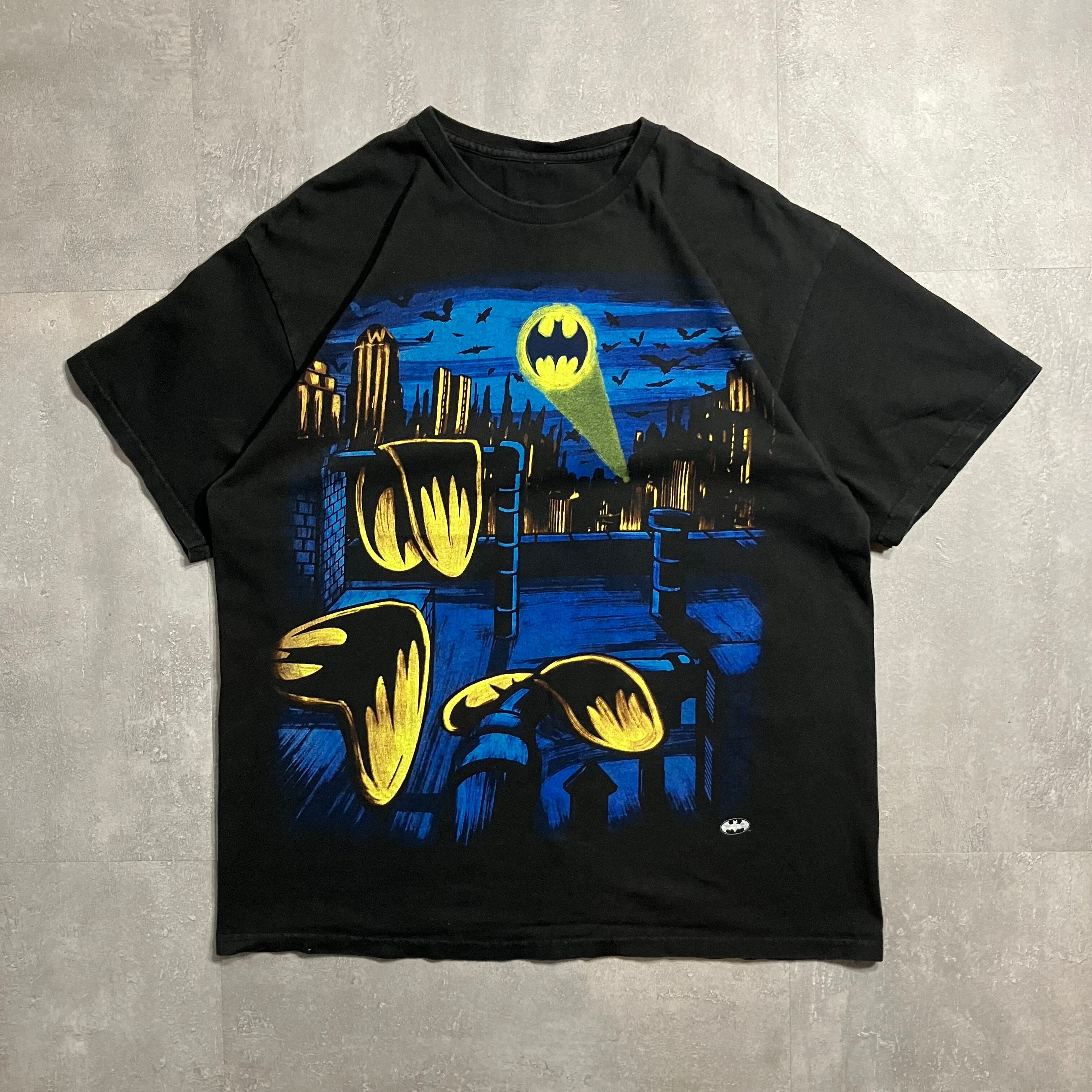 《XL size》DC BATMAN プリントTシャツ ブラック No.3696