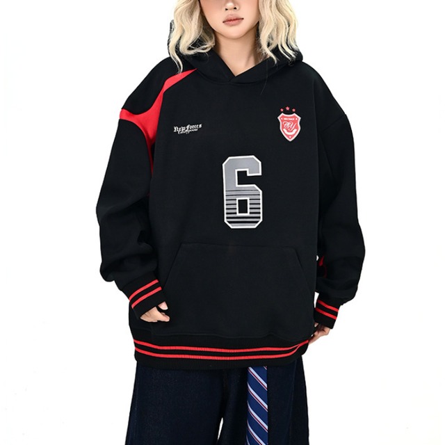 number logo hoodie　ナンバーロゴフーディー　J1377