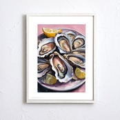 The World Is Your Oyster｜励ましの言葉を添えた牡蠣アートポスター｜毎日に前向きをくれるモダンデザイン｜A3ポスター