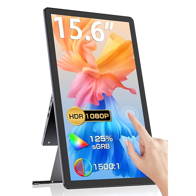 Intehill モバイルモニター 14インチ 自立型 QHD 2.5K (2560x1600) 超
