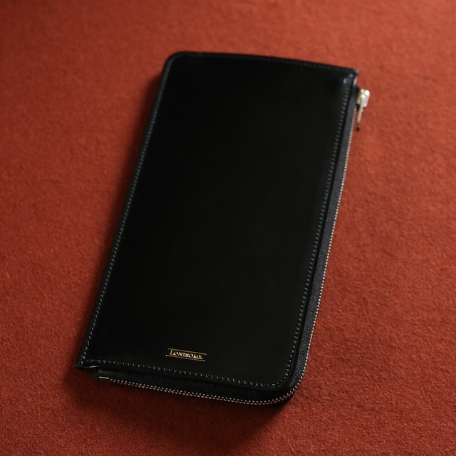 【BLACK】 L ZIP LONG WALLET　 ブラック　Lジップロングウォレット