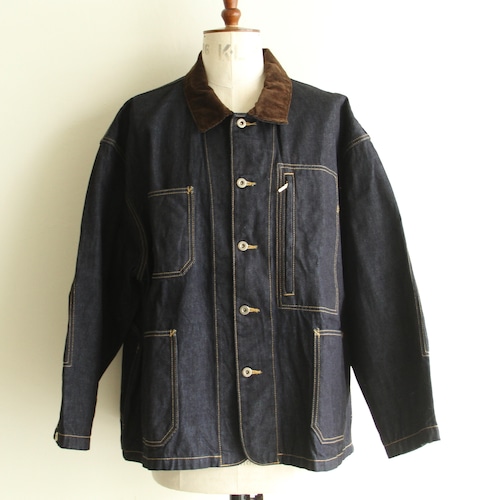 is ness 【 mens 】13oz denim coverall jacket