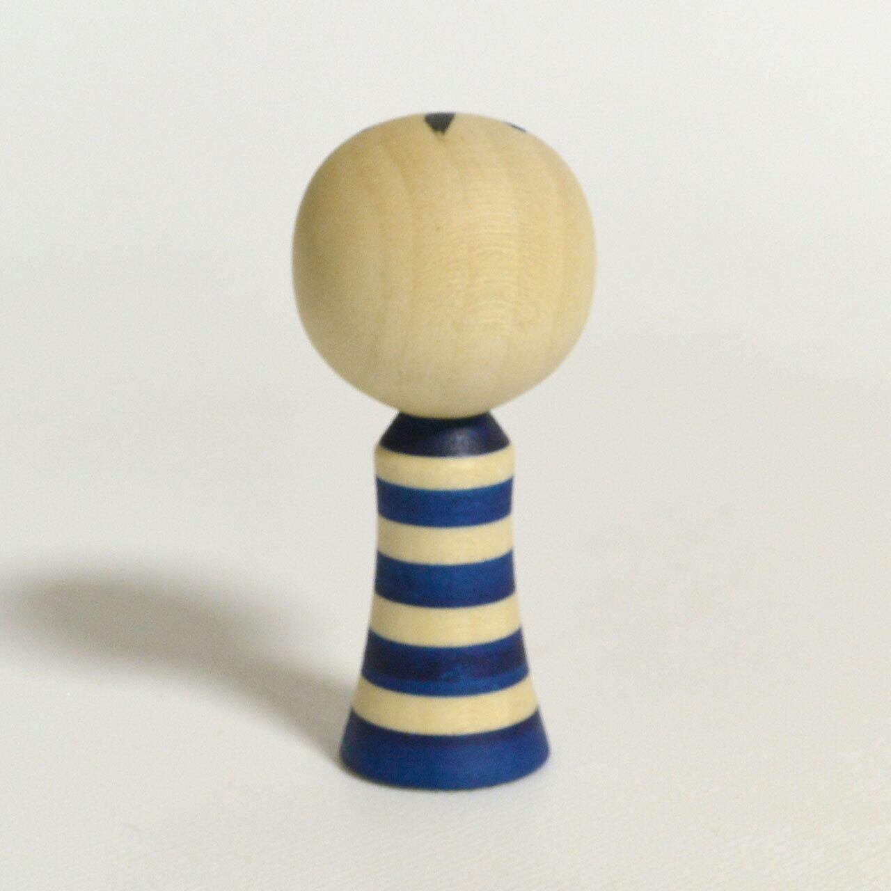 青のこけし（青のシリーズ） 約2寸 約6cm 鈴木明 工人（作並系）#2282