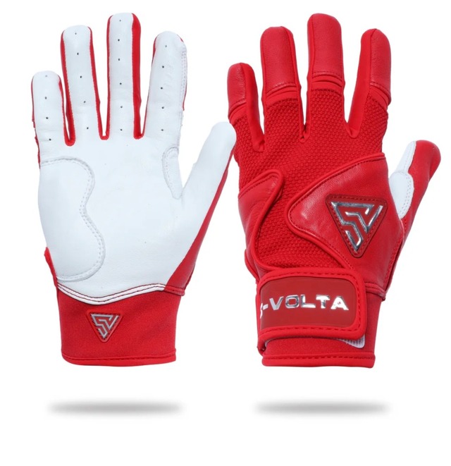 【ADULT】S-VOLTA 【ボルタ】プレミアムモデル バッティンググローブ RED×WHITH