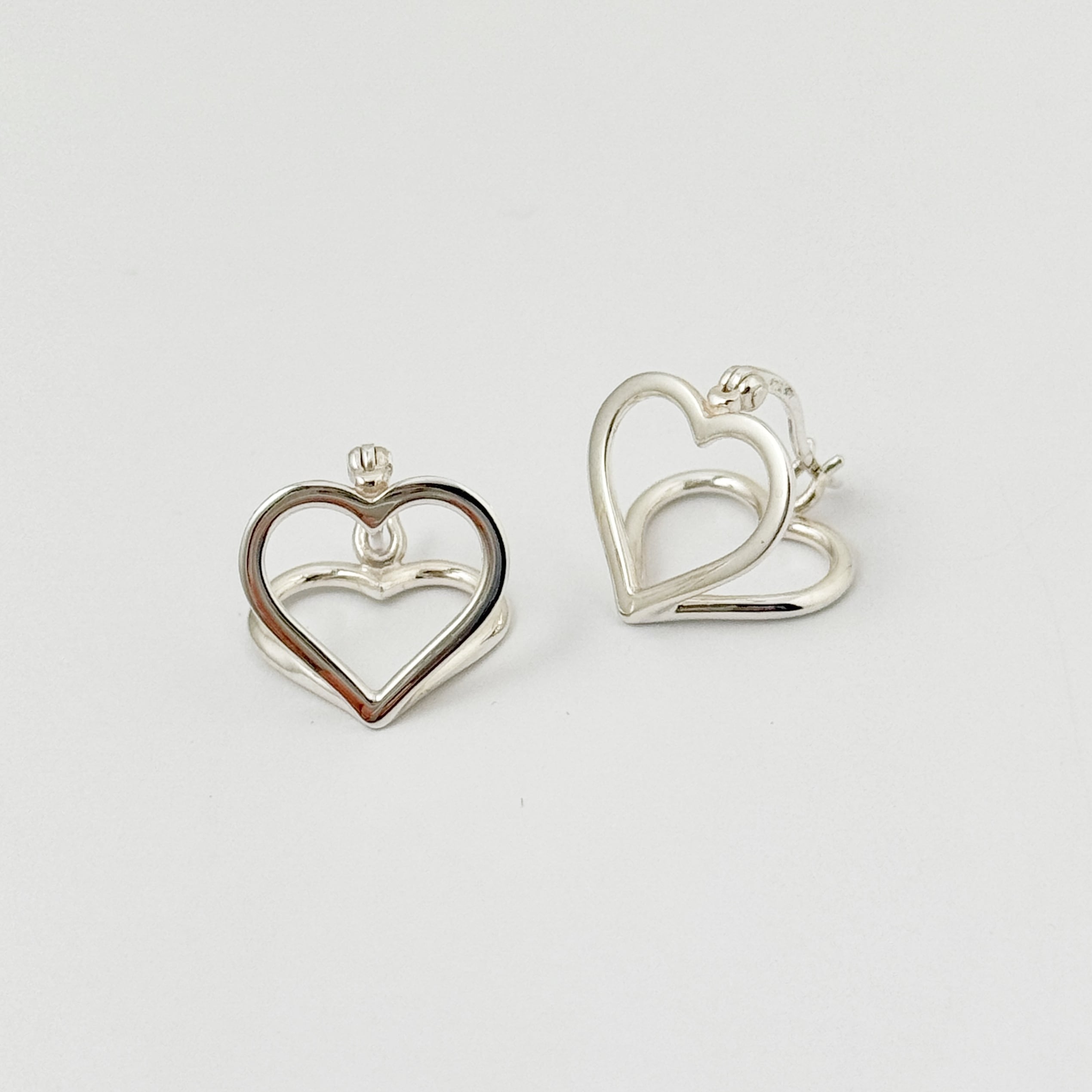 ダブルハートくりぬき フープピアス | 【公式通販】鎌倉のシルバー