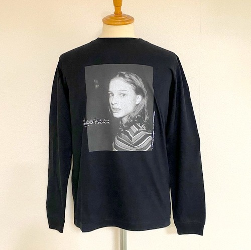 【GOOD ROCK SPEED】LIFE Photo Print L/S T-shirts(Natalie Portman)　Black
