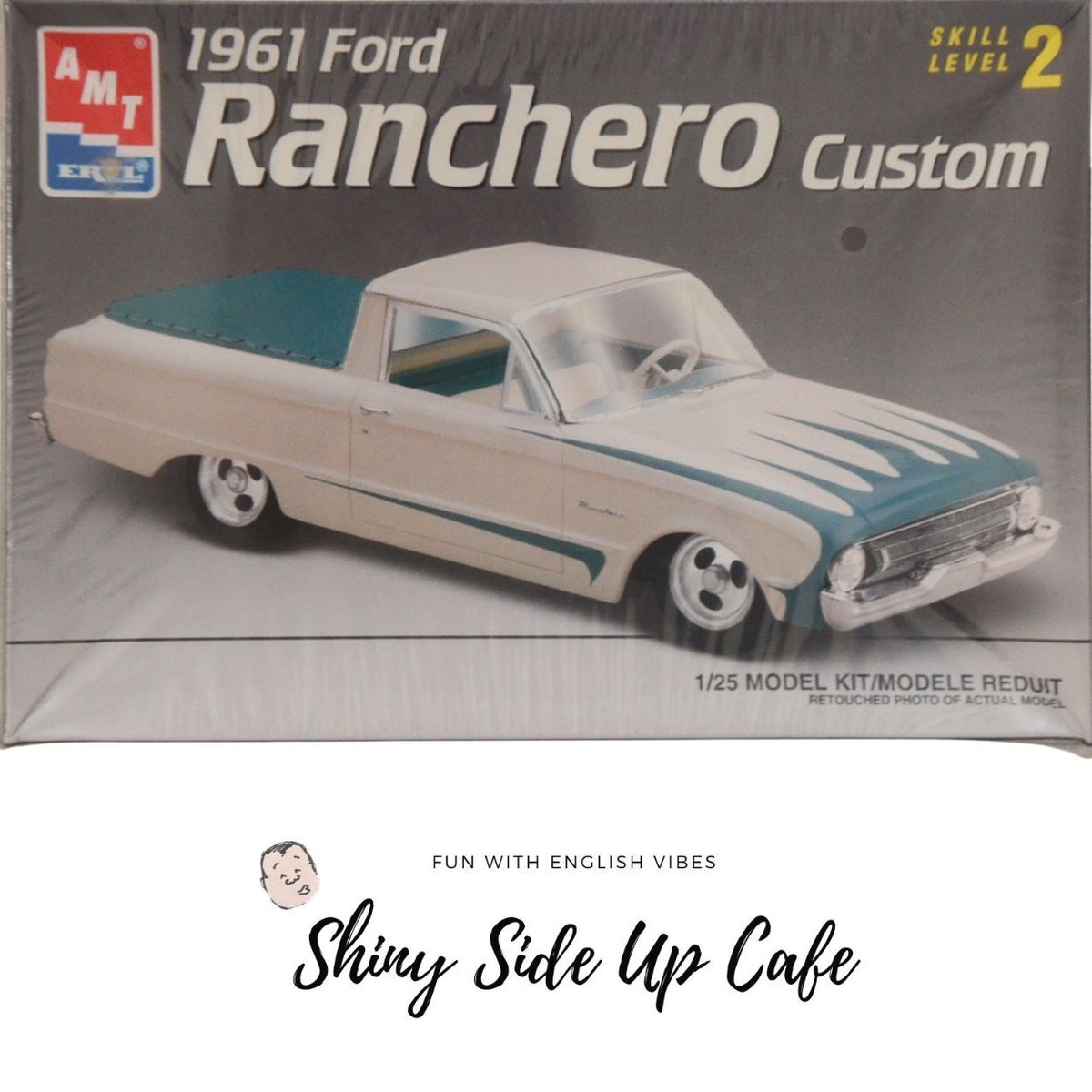 1961 Ford Ranchero custom : Plastic model kit made in the USA | shiny ...