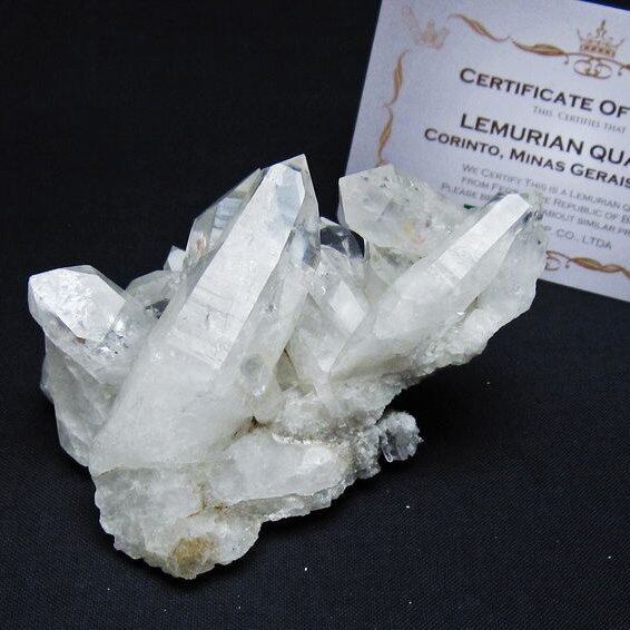 水晶 クラスター 原石 ブラジル ミナスジェライス州 コリント産 レムリアンシード 一点物 172-4182