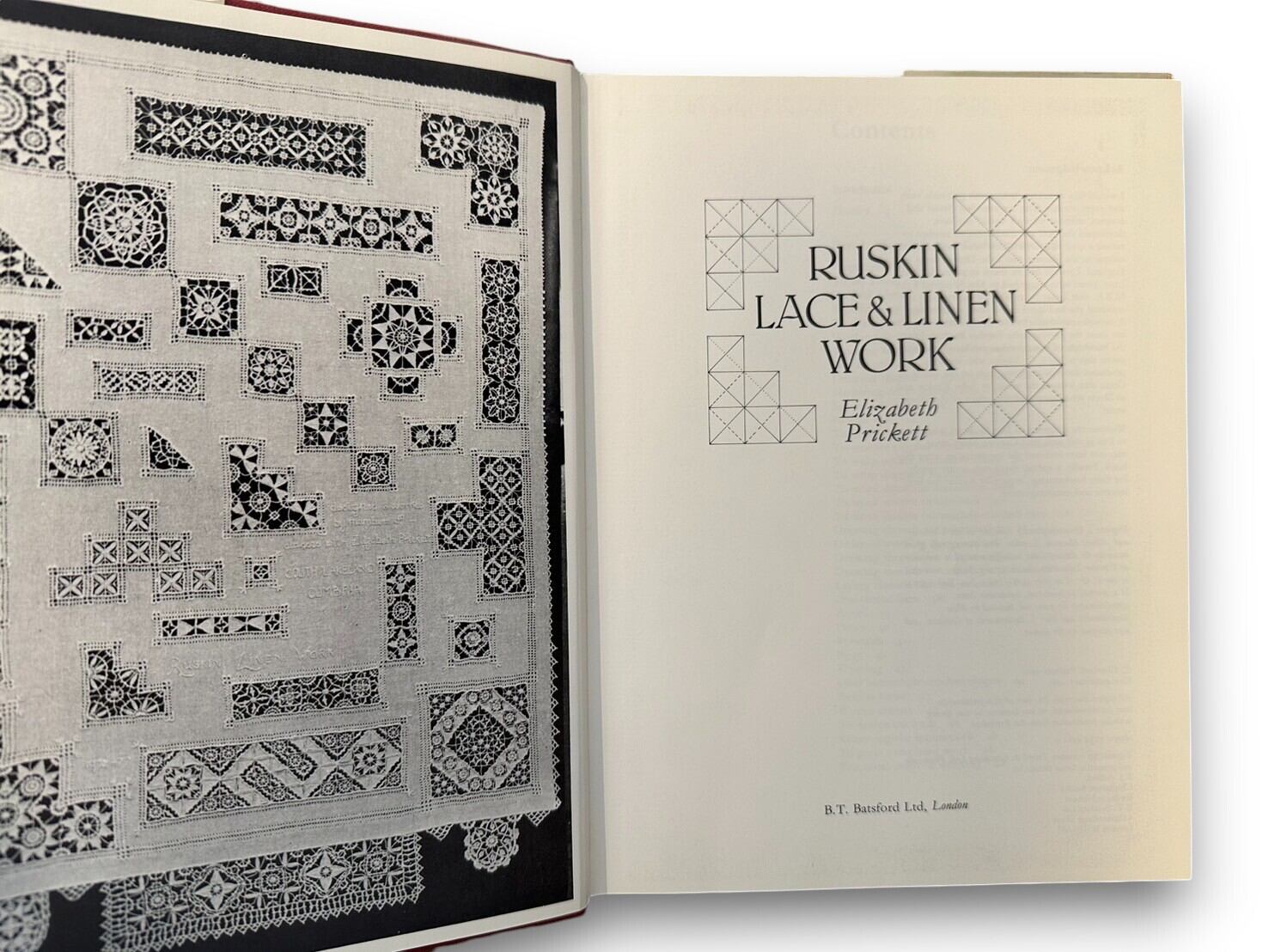 SF037】【FIRST EDITION】Ruskin Lace & Linen Work(1985) /Elizabeth