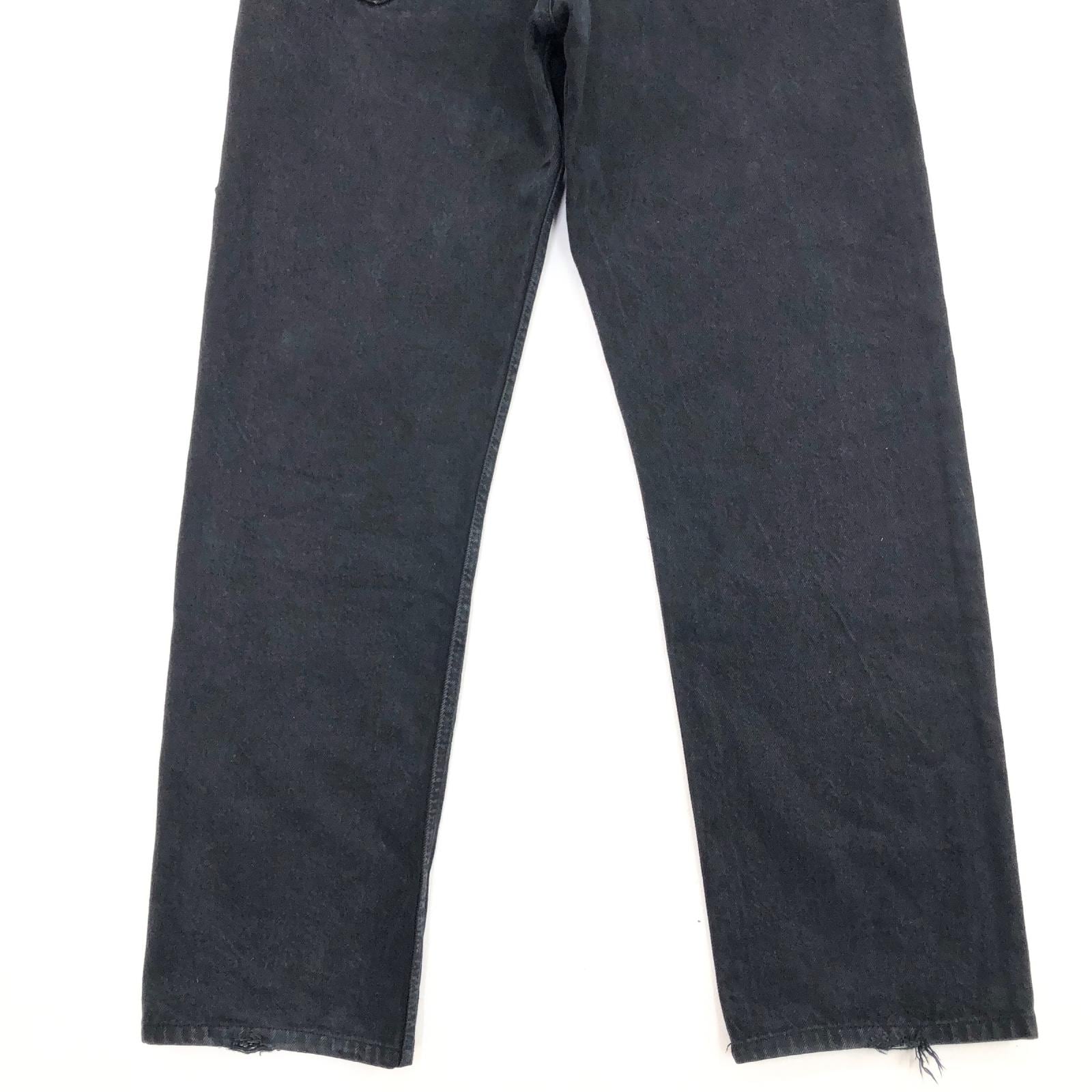LEVI'S リーバイス 90年代 USA製 501 後染め サルファブラック デニム