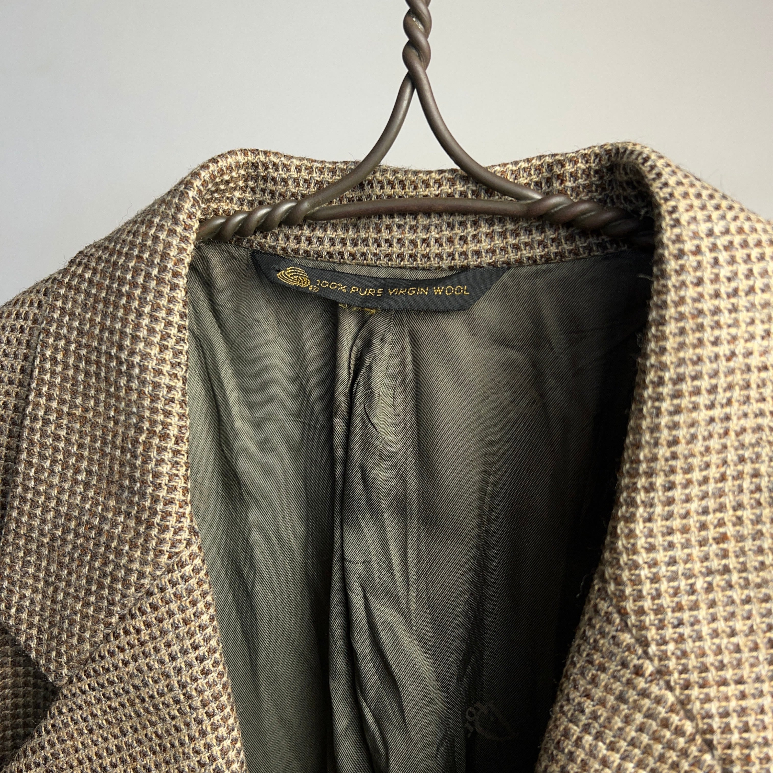 80's~90's “Christian Dior” Tweed Jacket USA製 ディオール ツィード テーラードジャケット  クラシック【0929A18】【送料無料】
