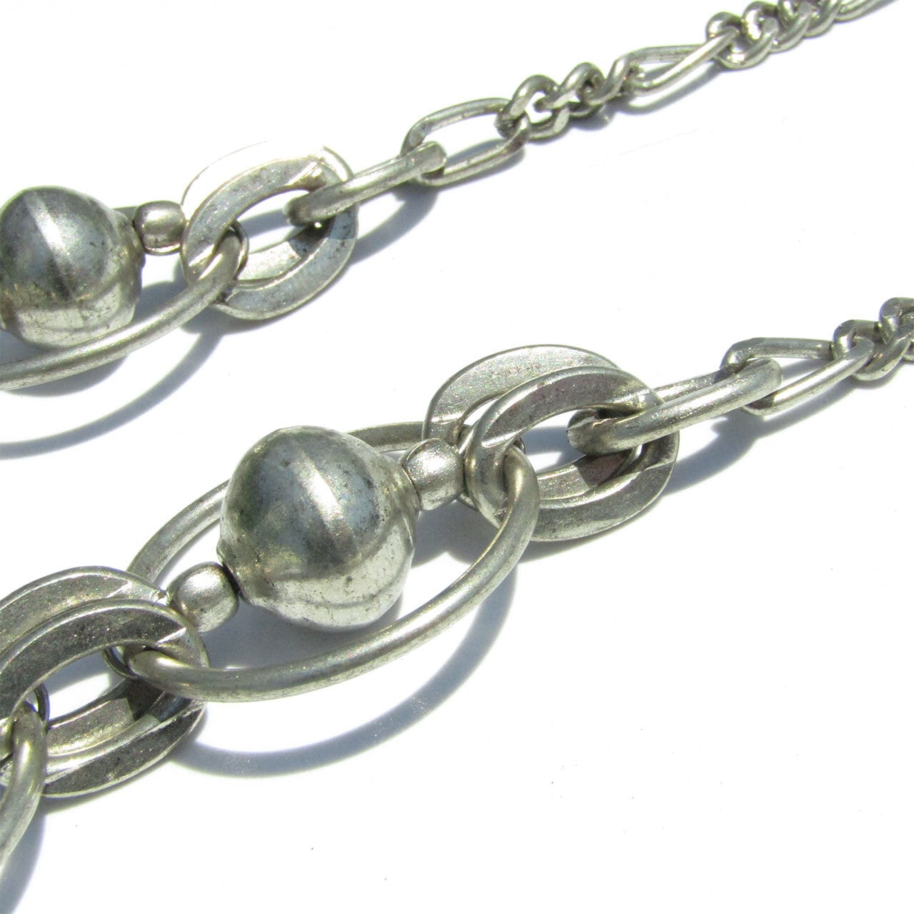 80s Vintage silver tone design chain necklace | PANIC ART MARKET powered by  BASE