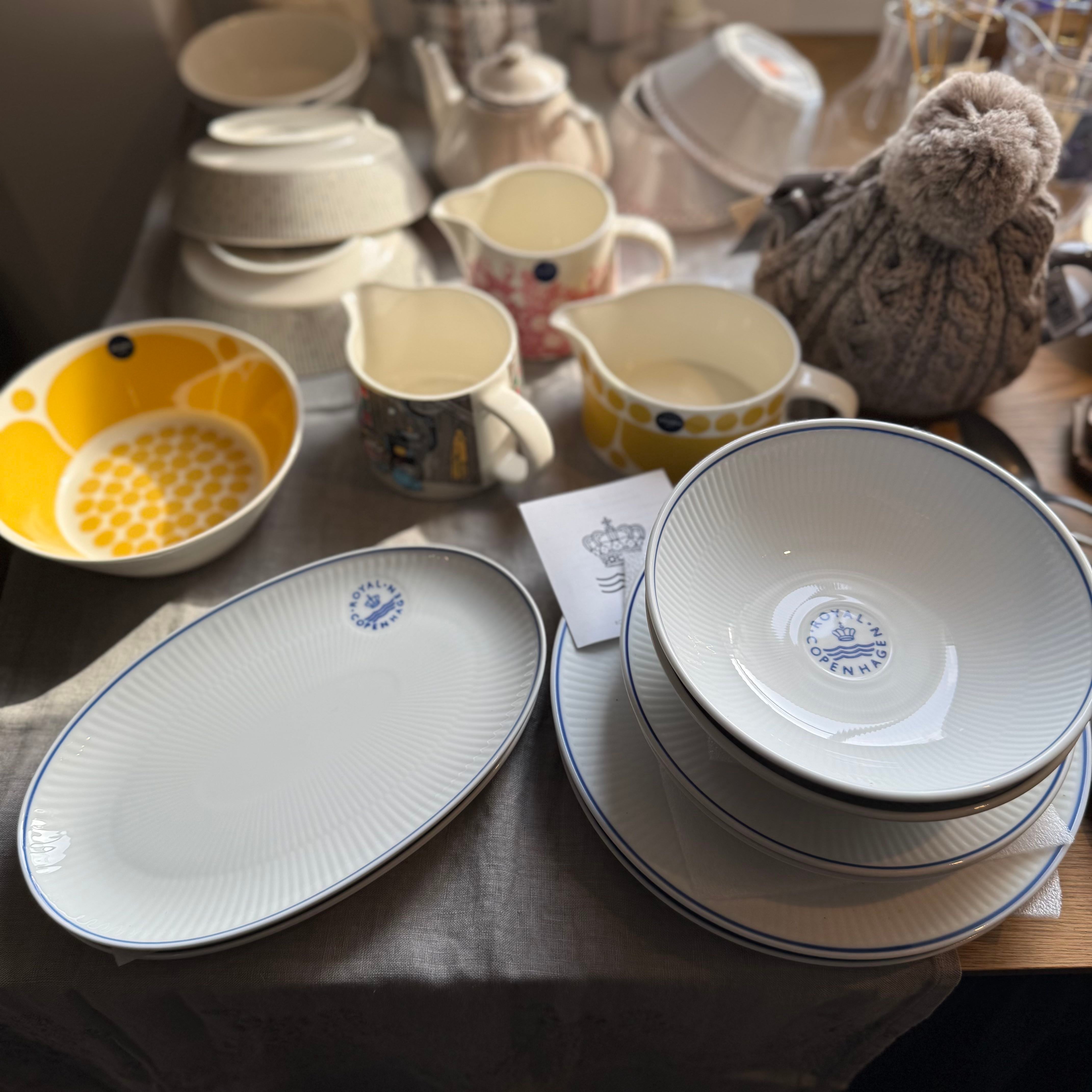 ロイヤル コペンハーゲン ブルーライン オーバルディッシュ 23cm