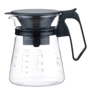 【数量限り】iwaki(イワキ) 耐熱ガラス コーヒーサーバー & ドリッパー ポット コーヒーハウス 600ml KT8685-BK クリア