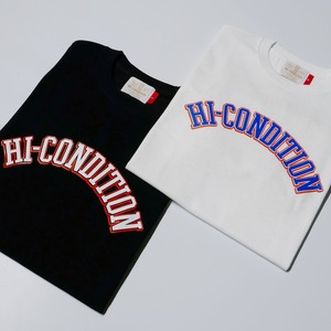 （ WHITE ）HI-COLLEGE LONG SLEEVE BIG SILHOUETTE TEE