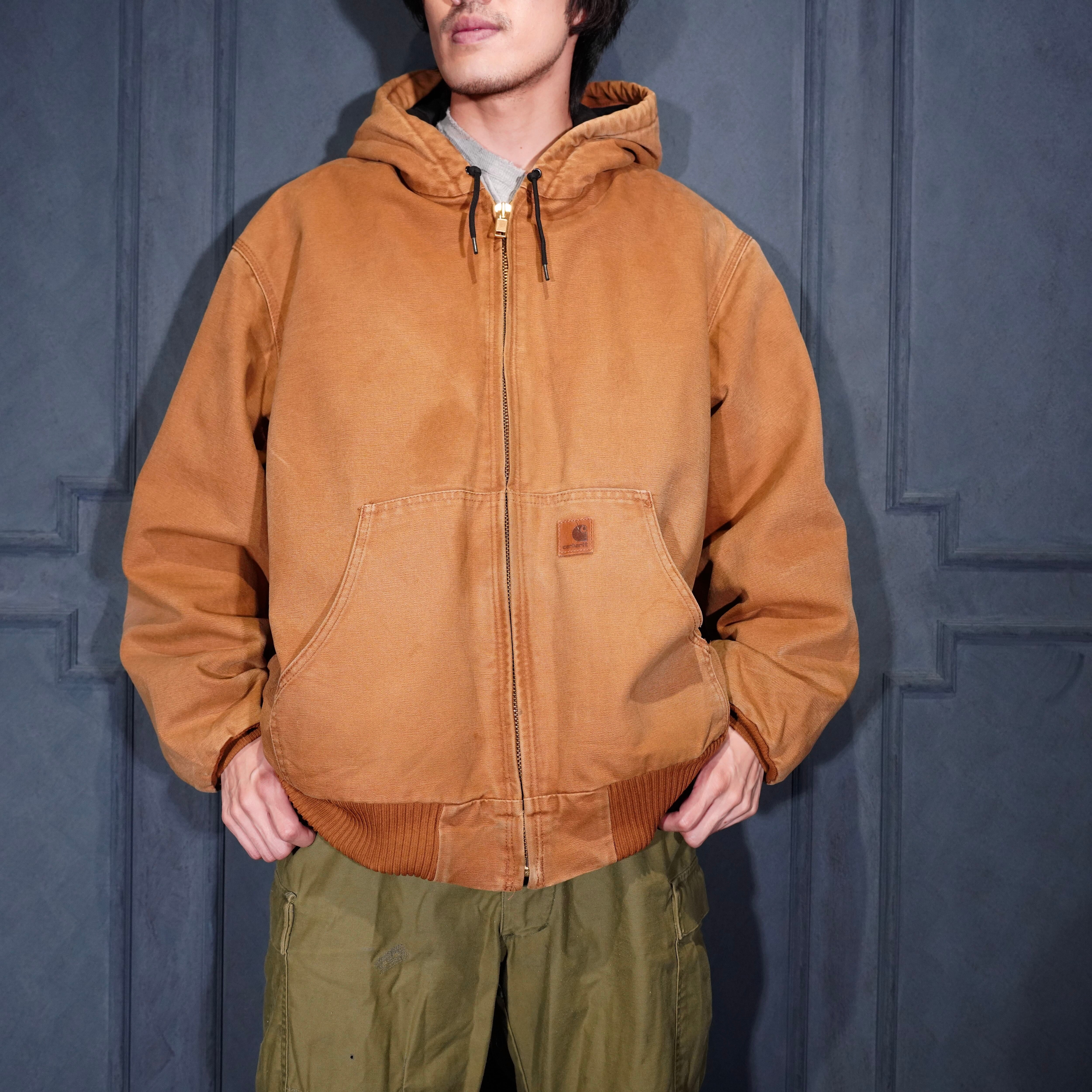 CARHARTT カーハート　アクティブジャケット　古着　ビンテージ　USA USA VINTAGE Carhartt ZIP UP HOODIE DUCK BLOUSON MADE IN MEXICO