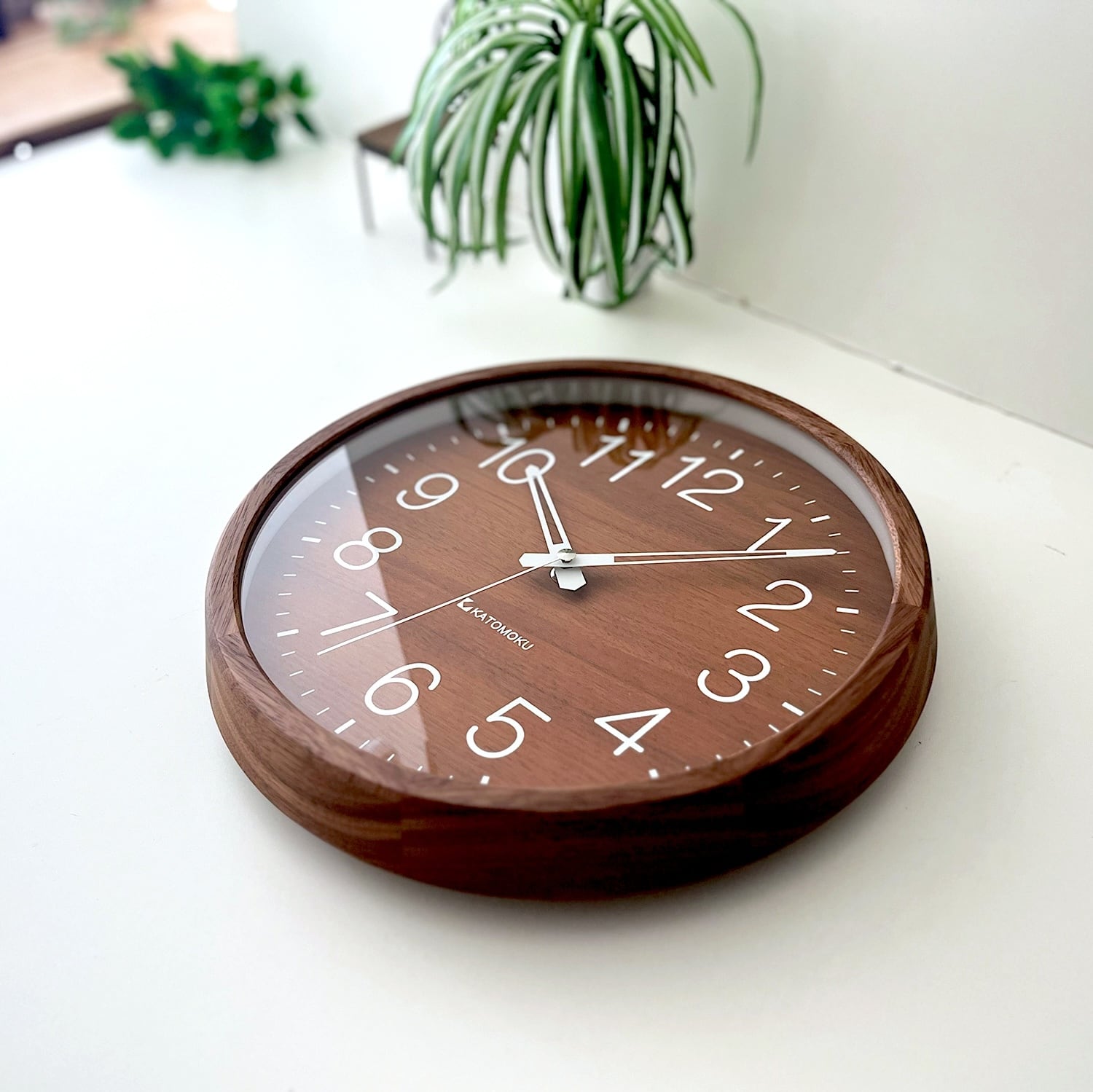 KATOMOKU muku clock 2 ウォールナット km-46WA 掛け時計 | 加藤木工