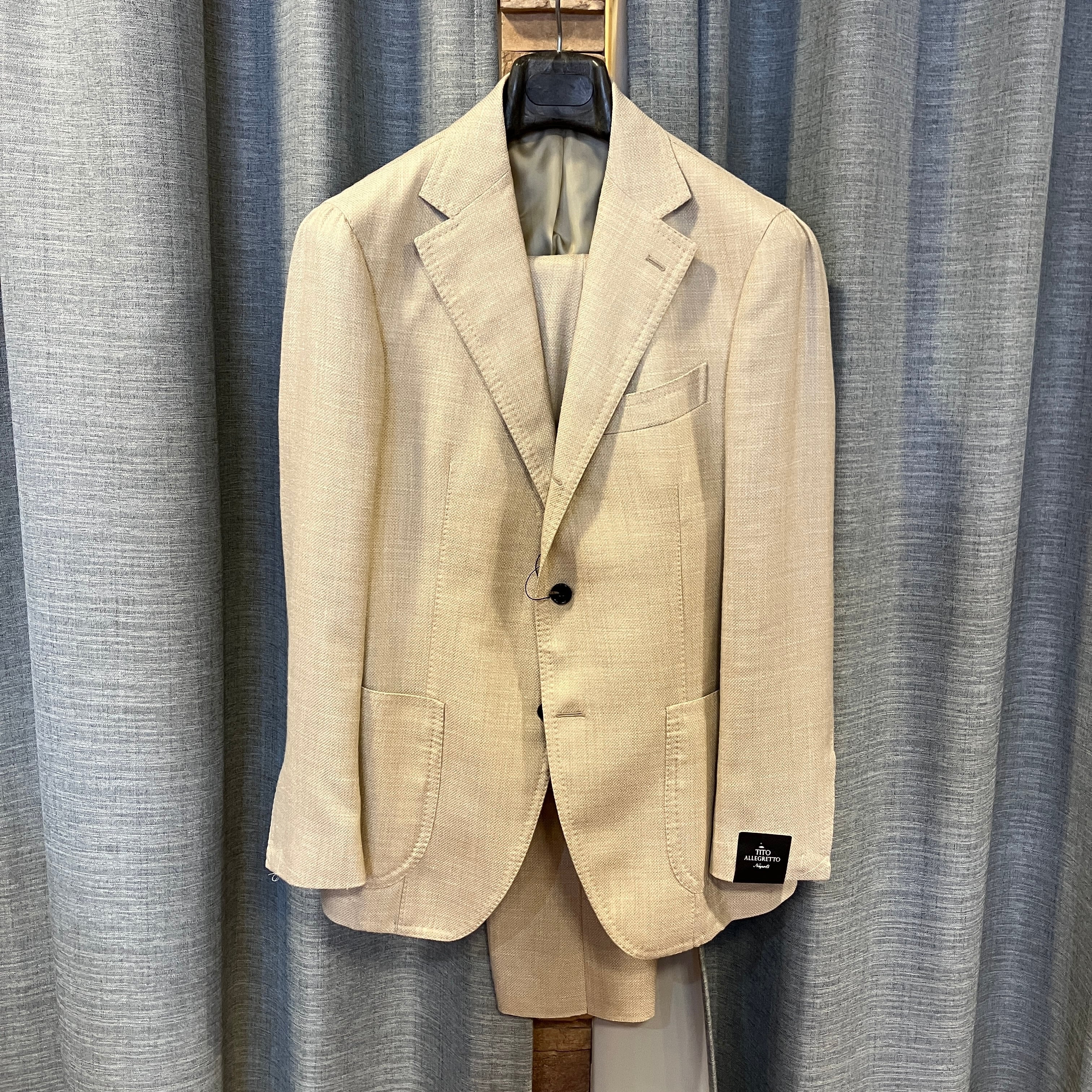 TITO ALLEGRETTO WOOL/SILK/LINEN SUIT《46》 | safarionline