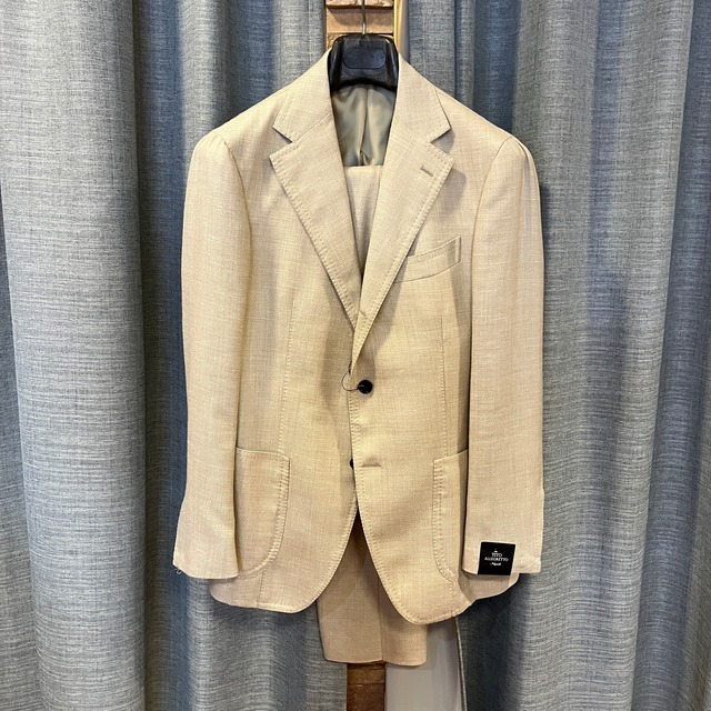 TITO ALLEGRETTO WOOL/SILK/LINEN SUIT《46》