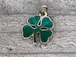 Wells Sterling Charm-Clover