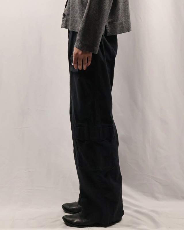 straight cotton cargo pants
