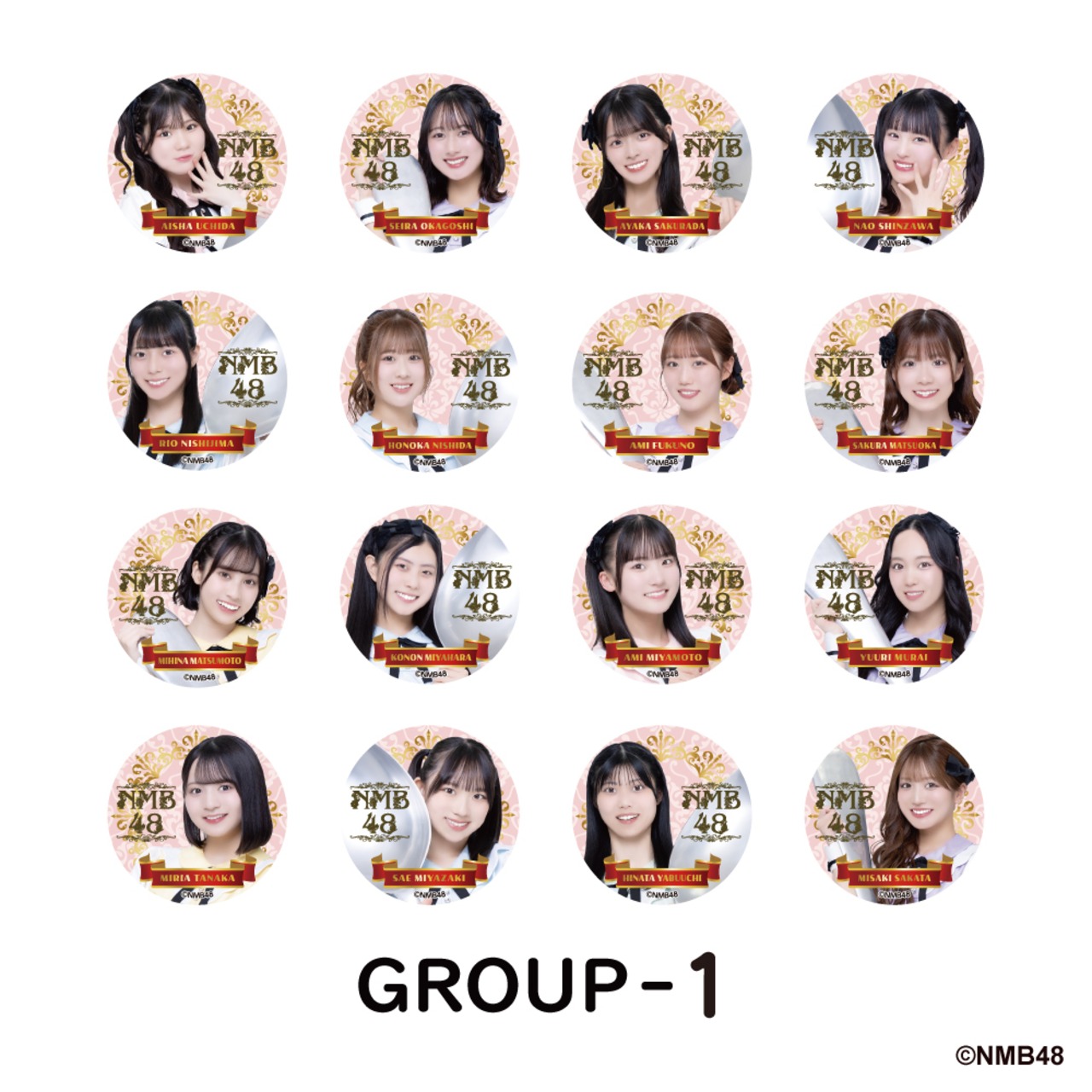 NMB48 × good spoon トレーディング缶バッジ 【グループ1・2・3】