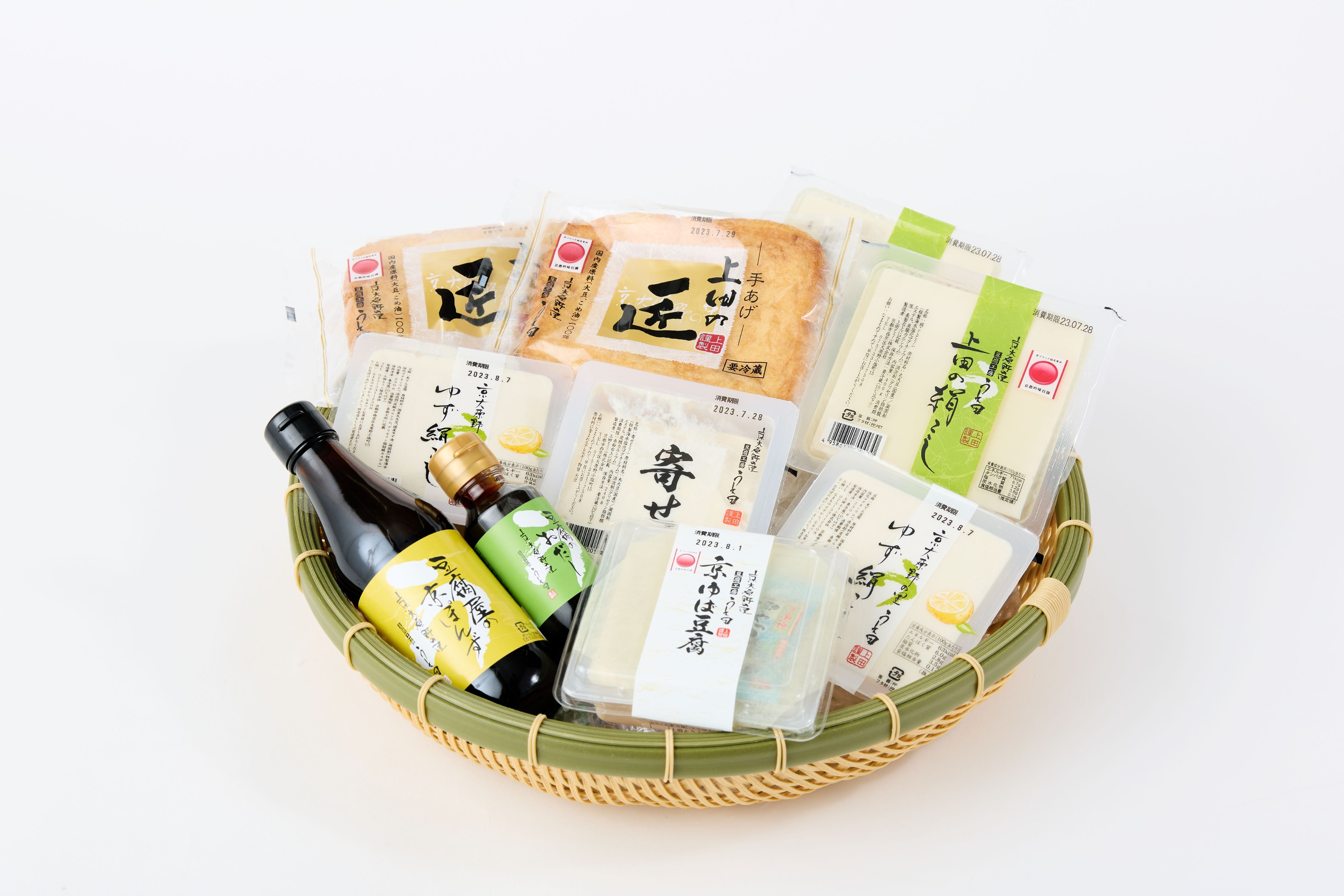 上田の絹こしセット | 豆腐の取り寄せ・通販は京都 上田とうふが