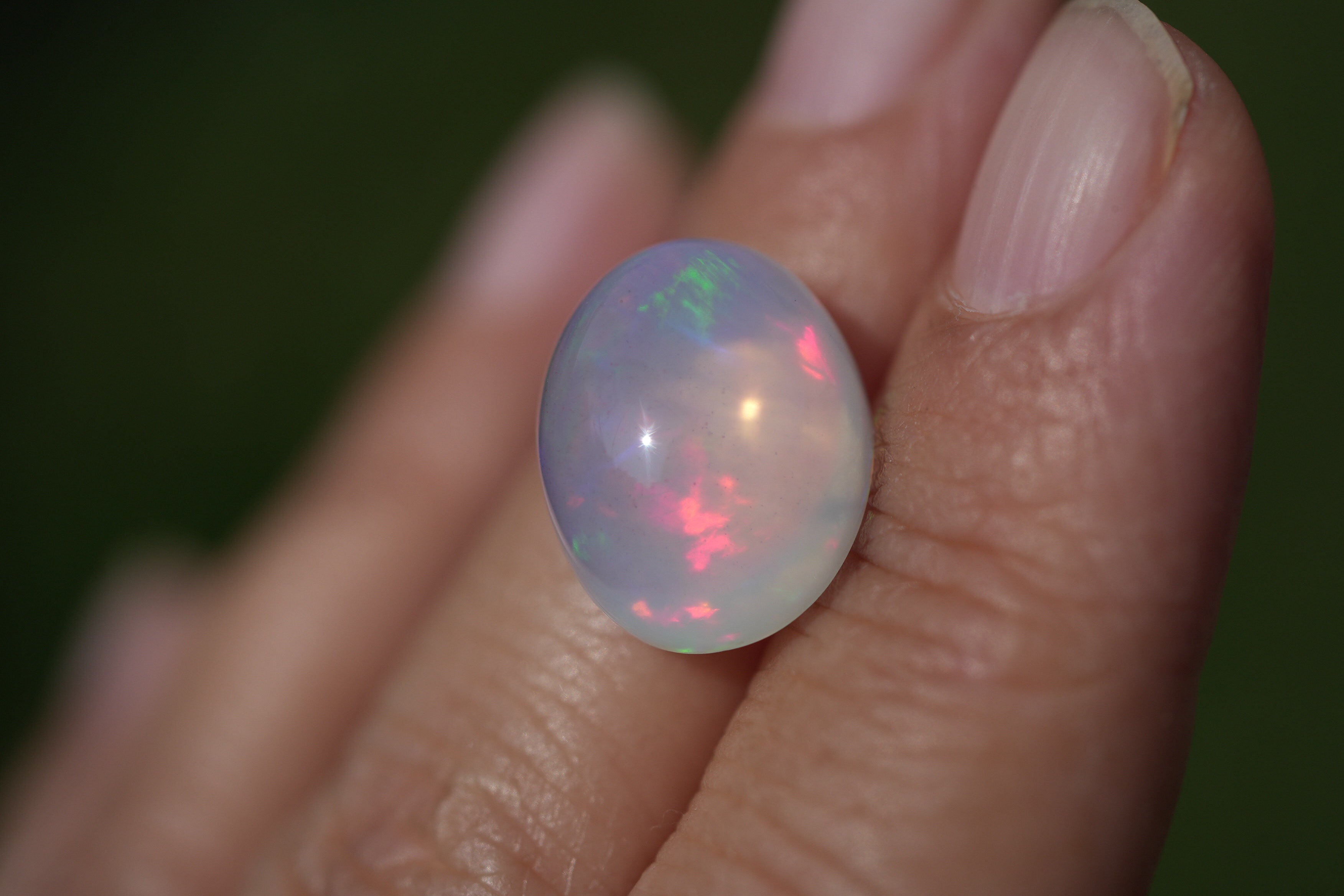 透明ぷるぷる☆プレシャスオパール s1473 | Funky garuda Stone